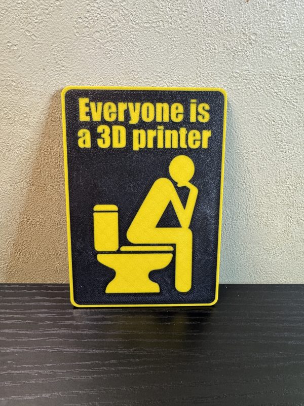 Everyone Is A 3D Printer
