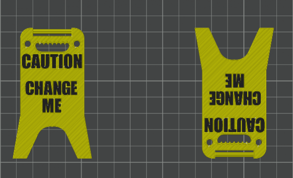 Custom Caution Sign