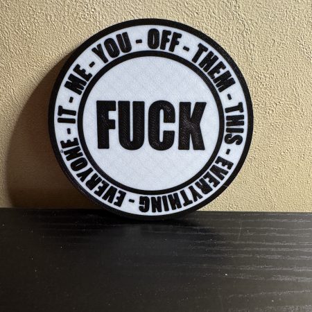 Fuck Off Coaster