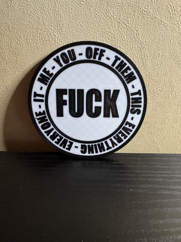 Fuck Off Coaster